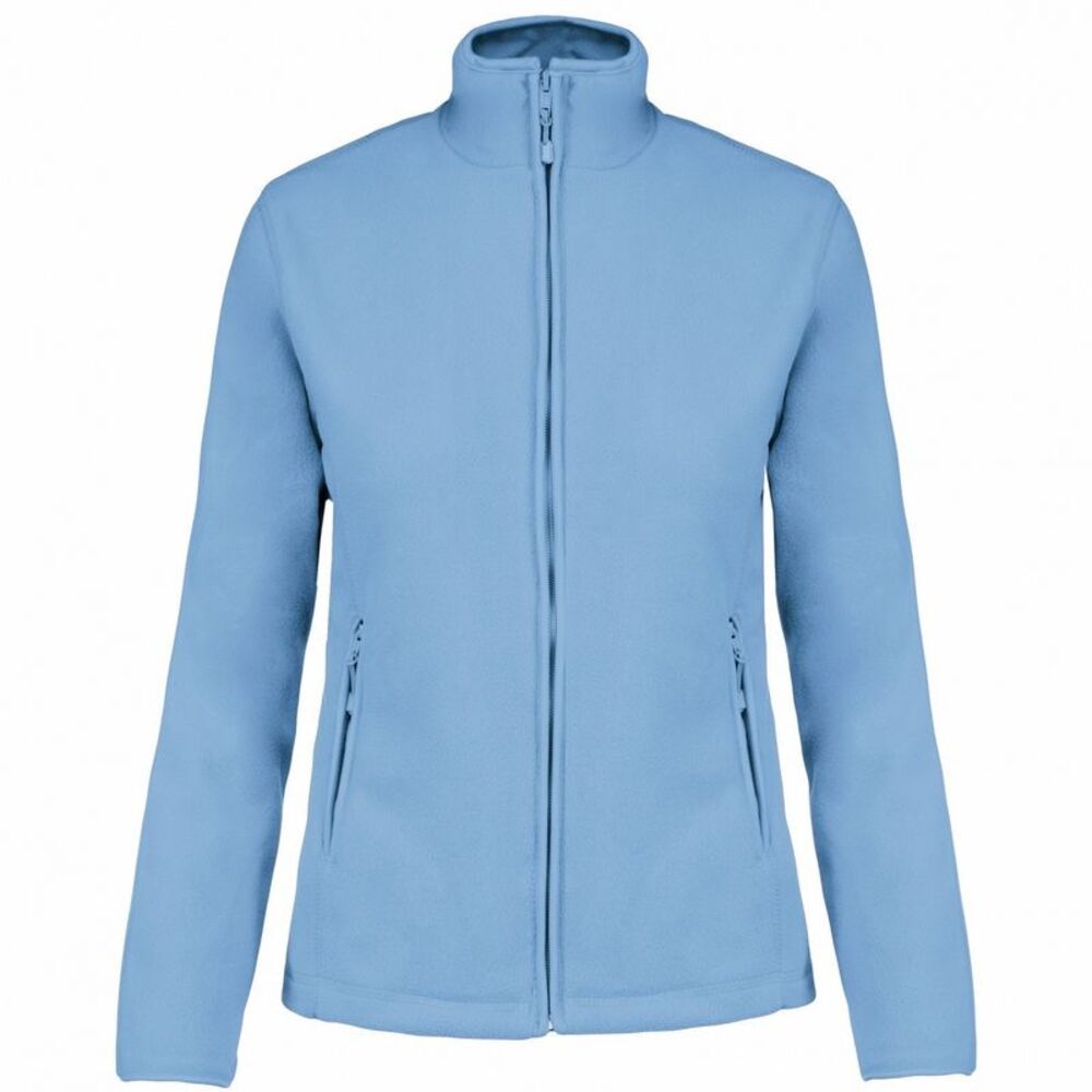 Kariban Womens/Ladies Maureen Microfleece Jacket / Sky Blue
